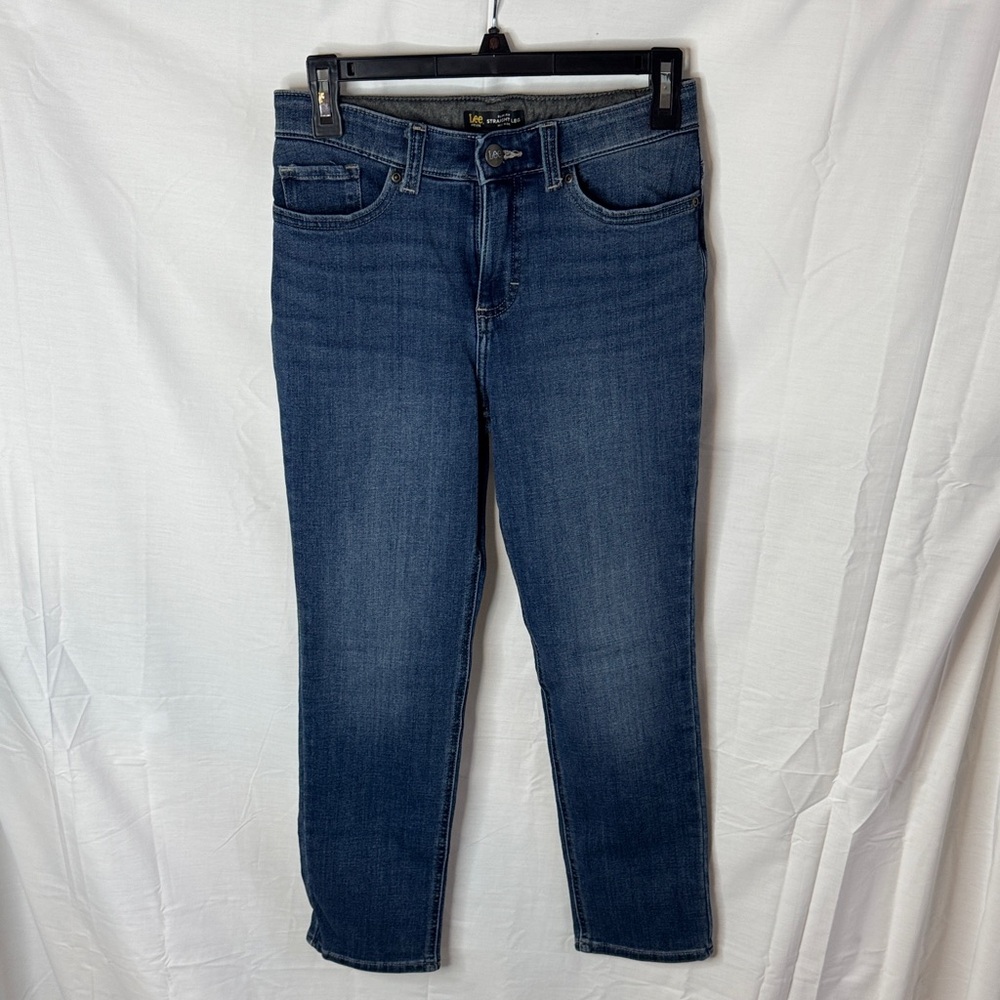 Lee Dark Blue Slim Straight Jeans